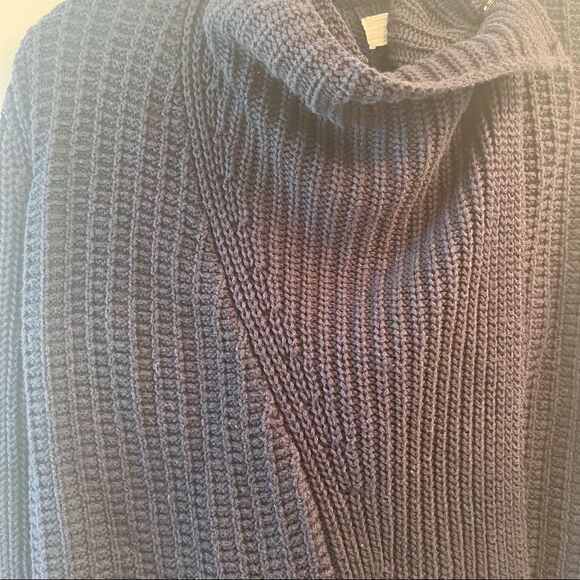 Lou & Grey Marled Grey Open Cardigan Sweater - Picture 4 of 9